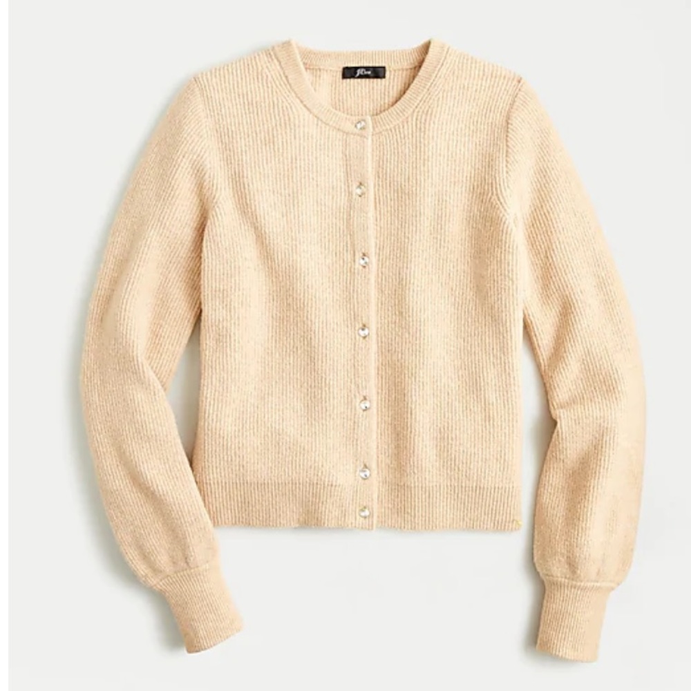 J Crew soft alpaca yarn cardigan NWOT. XS